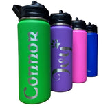 Personalized water bottle Custom water bottle Engraved water bottle Laser water bottle Etched water bottle Laser etched water bottle Customizable water bottlePersonalized 18oz Kids' Water Bottle