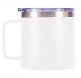Laser Engraved, Personalized 140z Coffee Mug | White