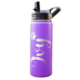 Personalized water bottle Custom water bottle Engraved water bottle Laser water bottle Etched water bottle Laser etched water bottle Customizable water bottle