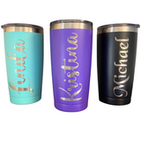 Personalized travel mug, personalized tumbler Custom travel mug, custom tumbler Engraved travel mug, engraved tumbler Laser engraved travel mug, laser engraved tumbler Etched travel mug, etched tumbler Laser etched travel mug, laser etched tumbler