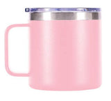 Laser Engraved, Personalized 140z Coffee Mug | Light Pink