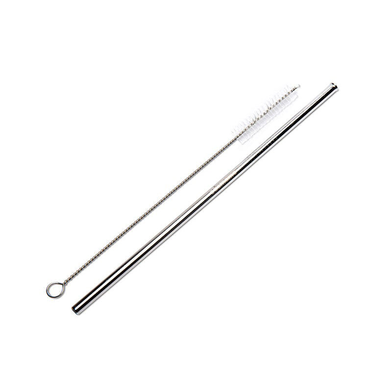 Stainless Steel Straw w/Cleaning Brush– Seven.Fifteen Brand